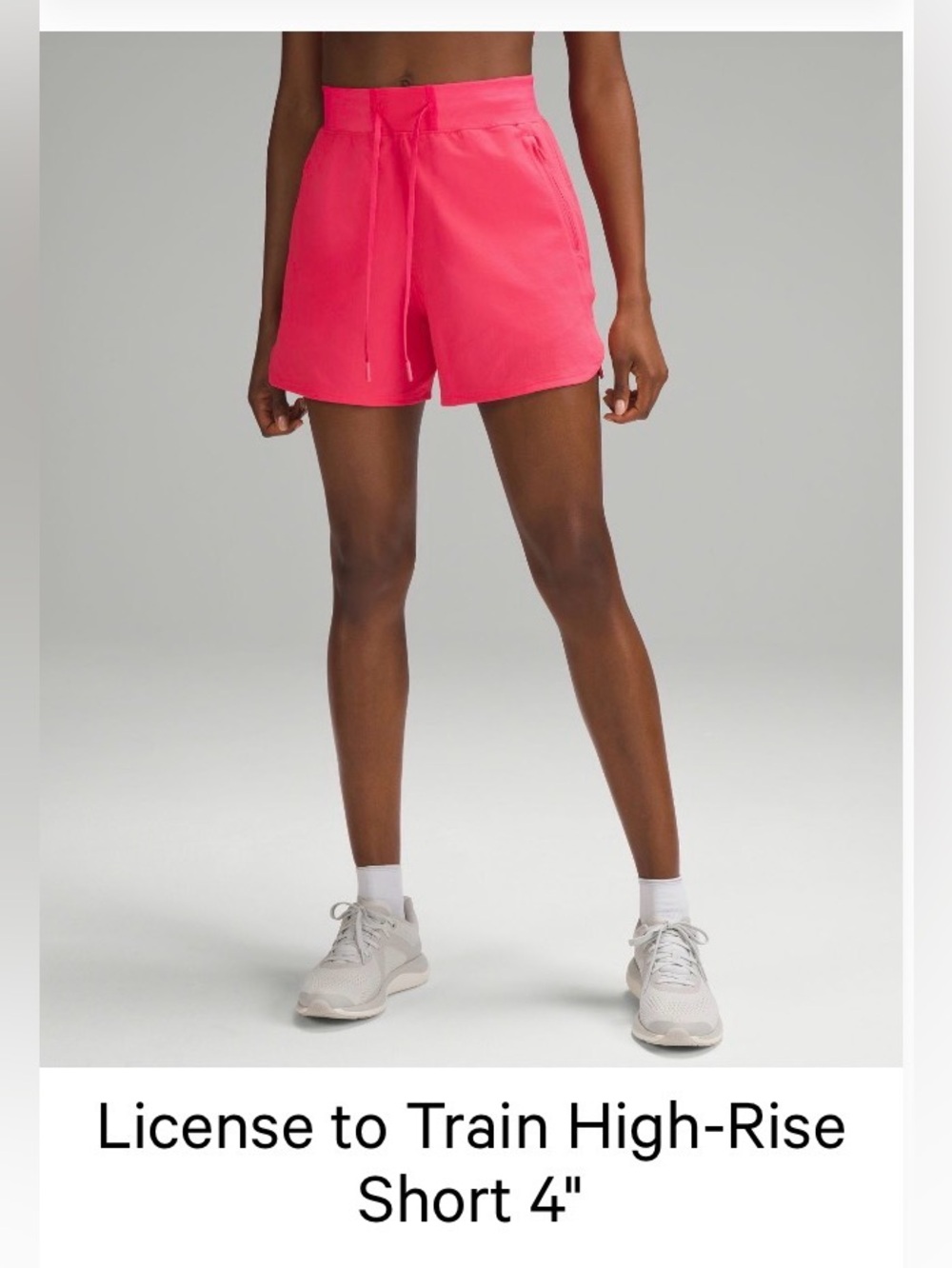 lululemon athletica Vibrant Pink Drawstring Athletic Shorts